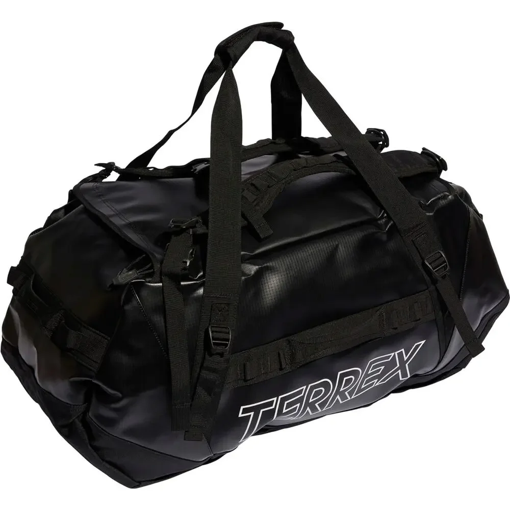 adidas Terrex backpack Duffel Bag Black Adjustable Strap 100L IC5652